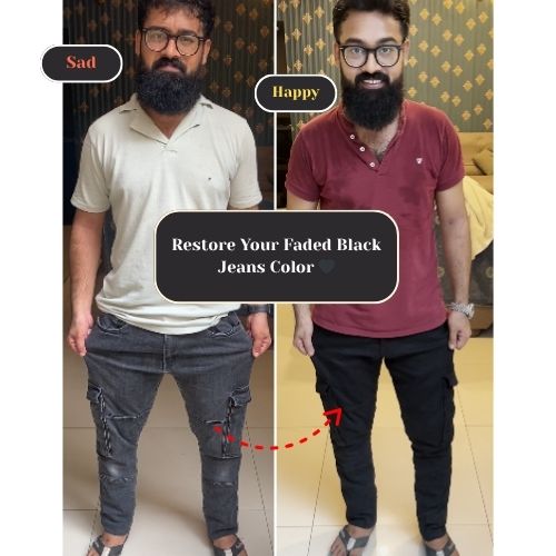 DIY Black Dye Kit For Cotton & Jeans Fabric