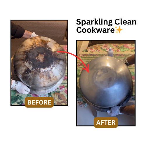 Cookware & Stove Cleaner - Homifix Carbon Remover