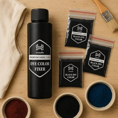 DIY Black Dye Kit For Cotton & Jeans Fabric