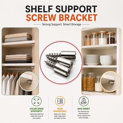 Shelf Support Screw Bracket