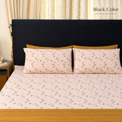 Bed Headboard Quilted Cover