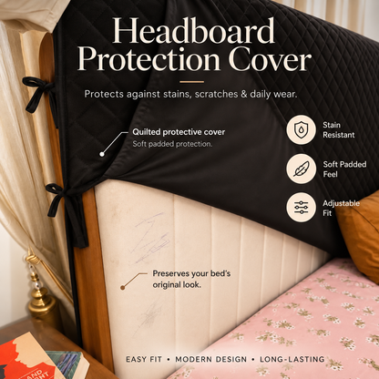 Bed Headboard Quilted Cover