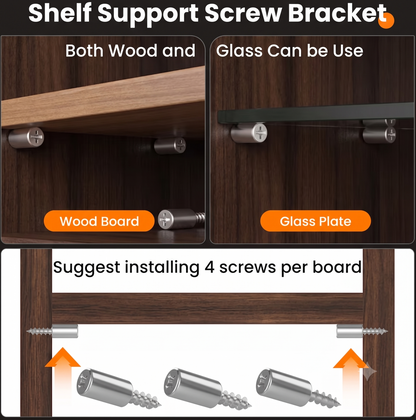Shelf Support Screw Bracket