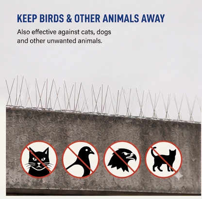 Anti Bird Spikes | Birds Repeller | 19.8 Inch Each Spike Strips