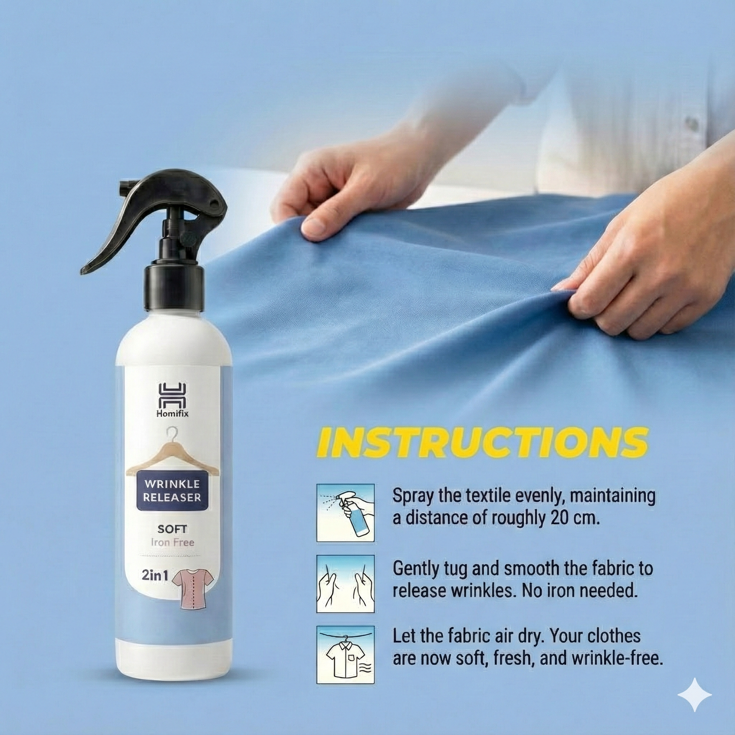 Fabric Wrinkle Releaser | 250 ML