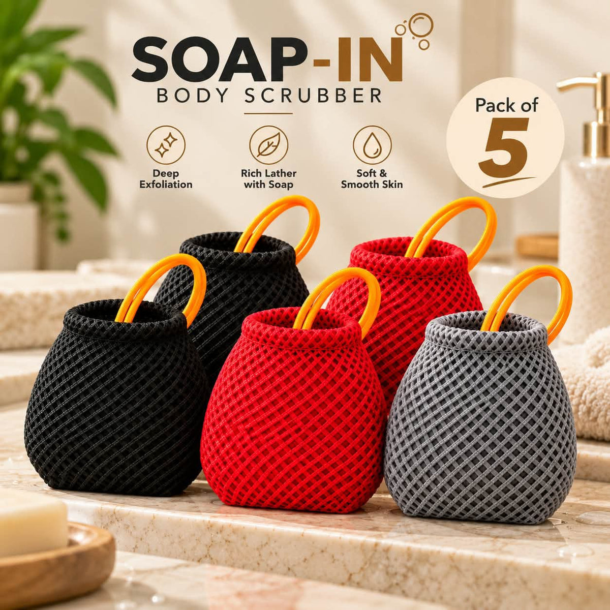 Soap-In Body Scrubber | Random Colors